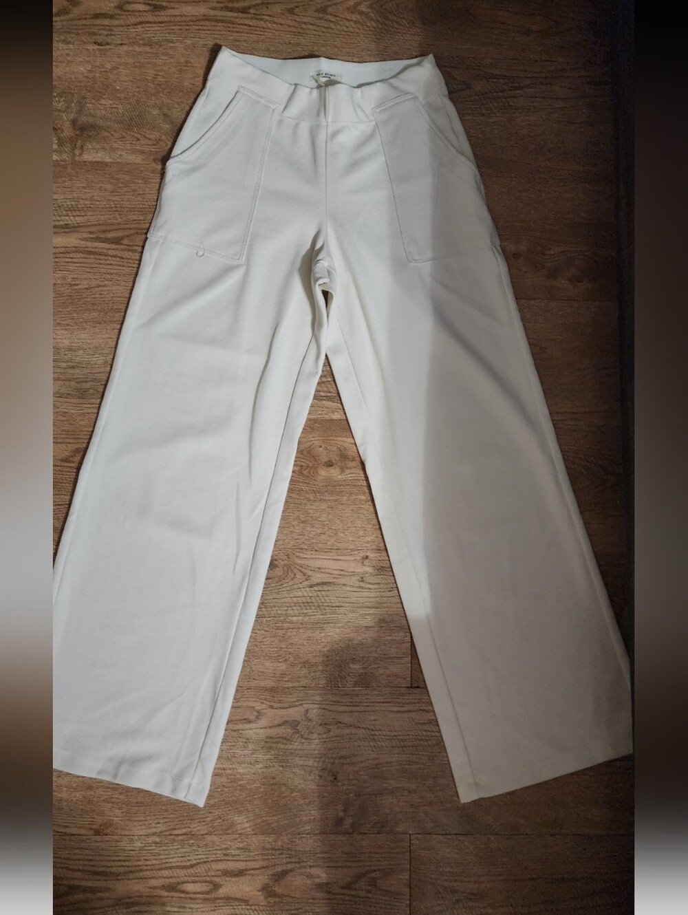 Women's White Wide-Leg Pants